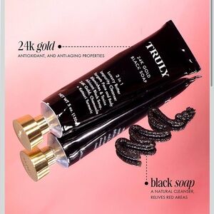 TRULY 24K Gold Black Soap with Luxury Butter